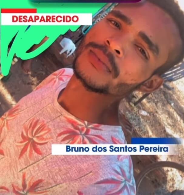 Utilidade Pública-Desaparecimento de Bruno dos Santos Pereira: Família busca informações