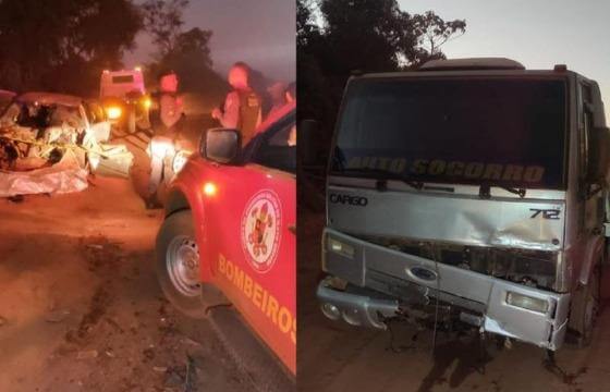 Grave acidente na BR-158: Condutor de Fiat Siena perde a vida após colisão com caminhão guincho