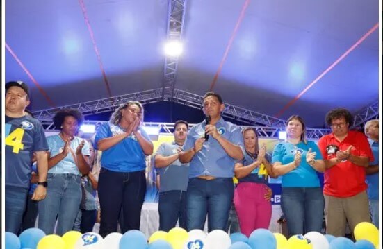 Comício de Tavares e Messias reúne multidão em São Félix do Araguaia