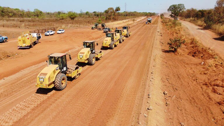 DNIT avança com obras de pavimentação do contorno da BR-158/MT no Norte Araguaia