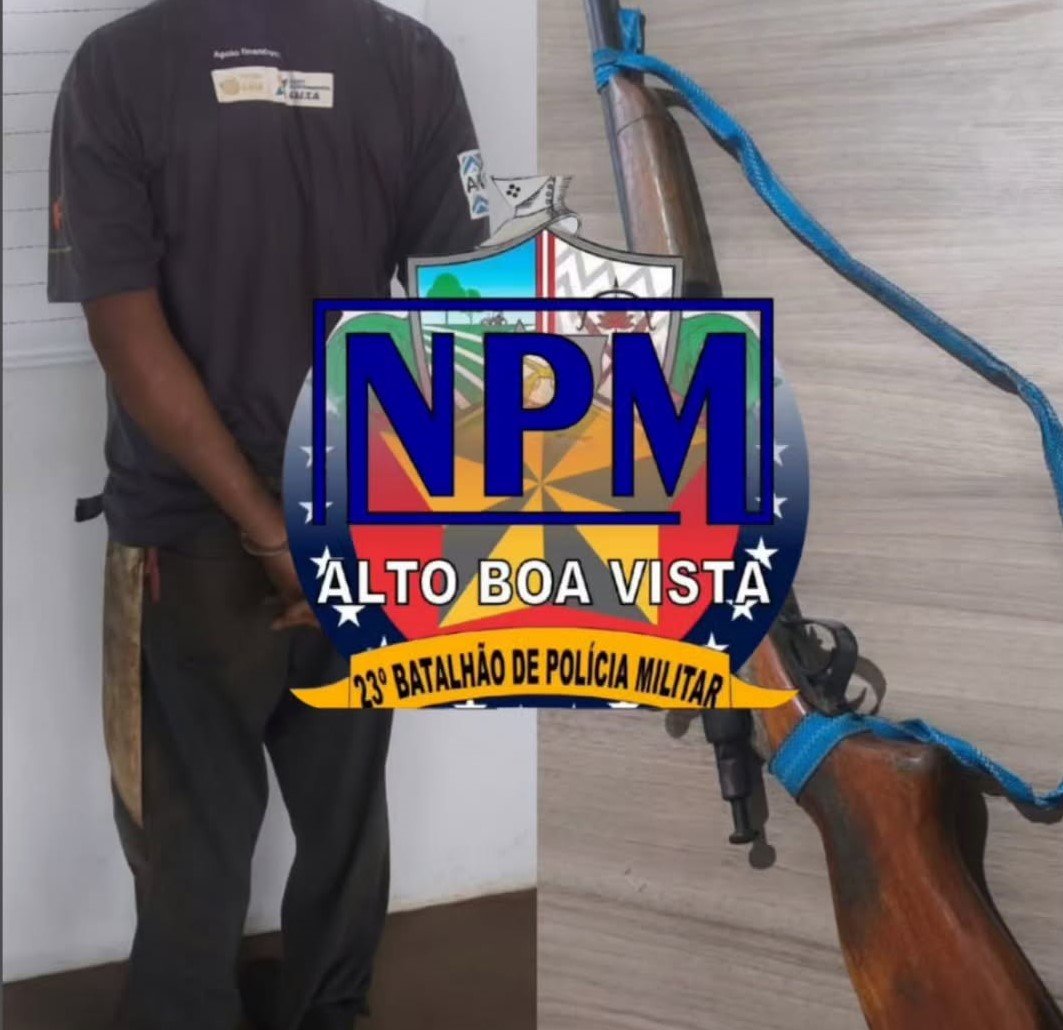 Padrasto é preso por estupro de vulnerável e posse ilegal de arma em Alto Boa Vista