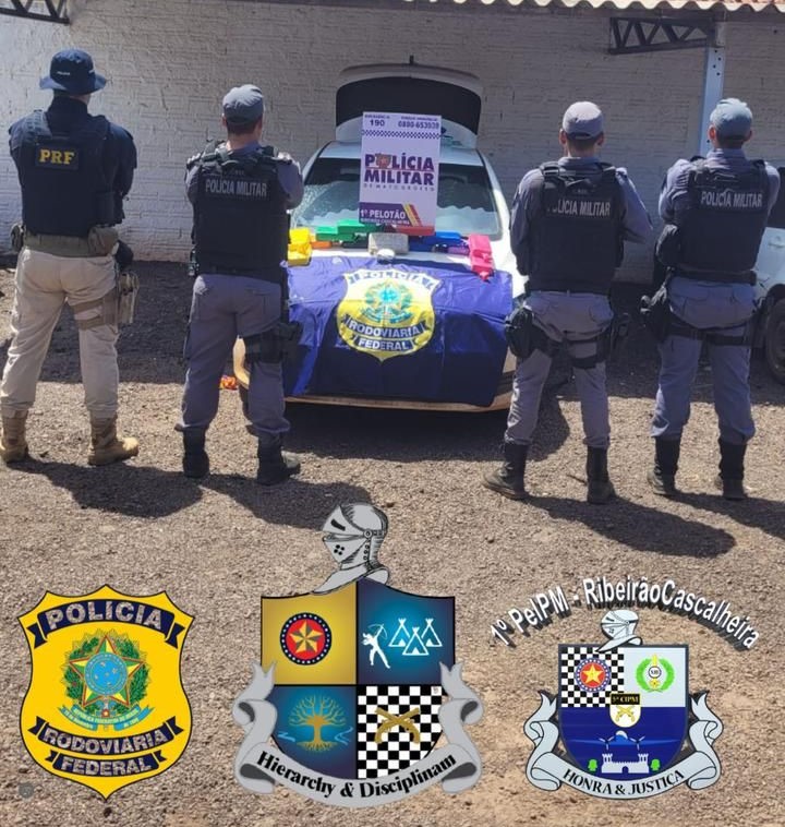 Polícia Militar apreende 14,6 kg de drogas em Ribeirão Cascalheira