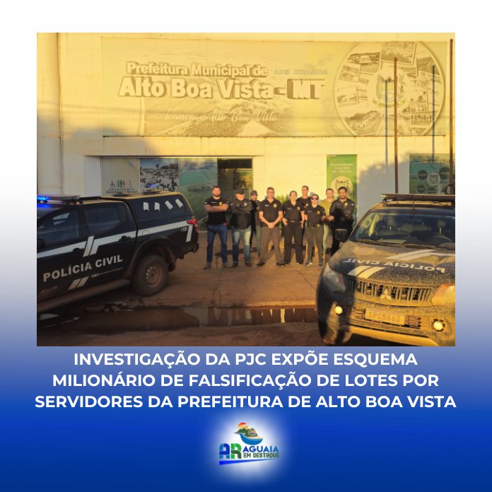Investigação da PJC expõe esquema milionário de falsificação de lotes por servidores da prefeitura de Alto Boa Vista