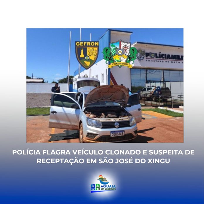 Polícia flagra veículo clonado e suspeita de receptação em São José do Xingu