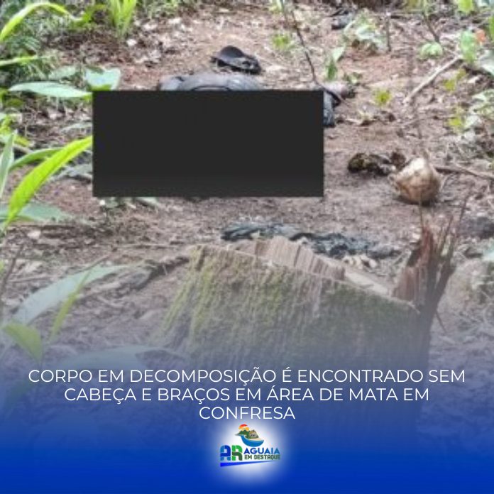 ​Corpo em decomposição é encontrado sem cabeça e braços em área de mata em Confresa​