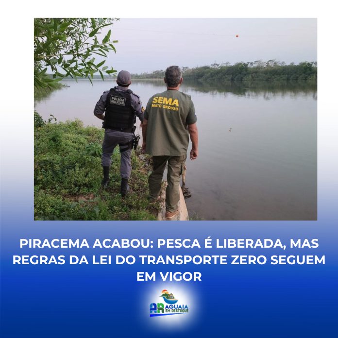 Piracema acabou: pesca é liberada, mas regras da Lei do Transporte Zero seguem em vigor