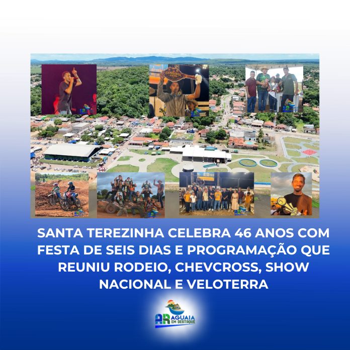 Santa Terezinha celebra 46 anos com festa de seis dias e programação que reuniu rodeio, Chevcross, show nacional e Veloterra
